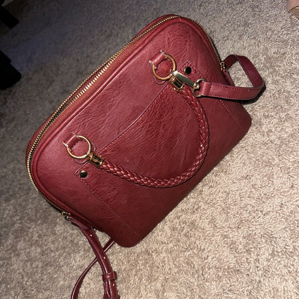 cute burgundy Madison West bag!!